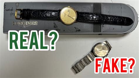 how to tell a fake longines watch|are casio longines real.